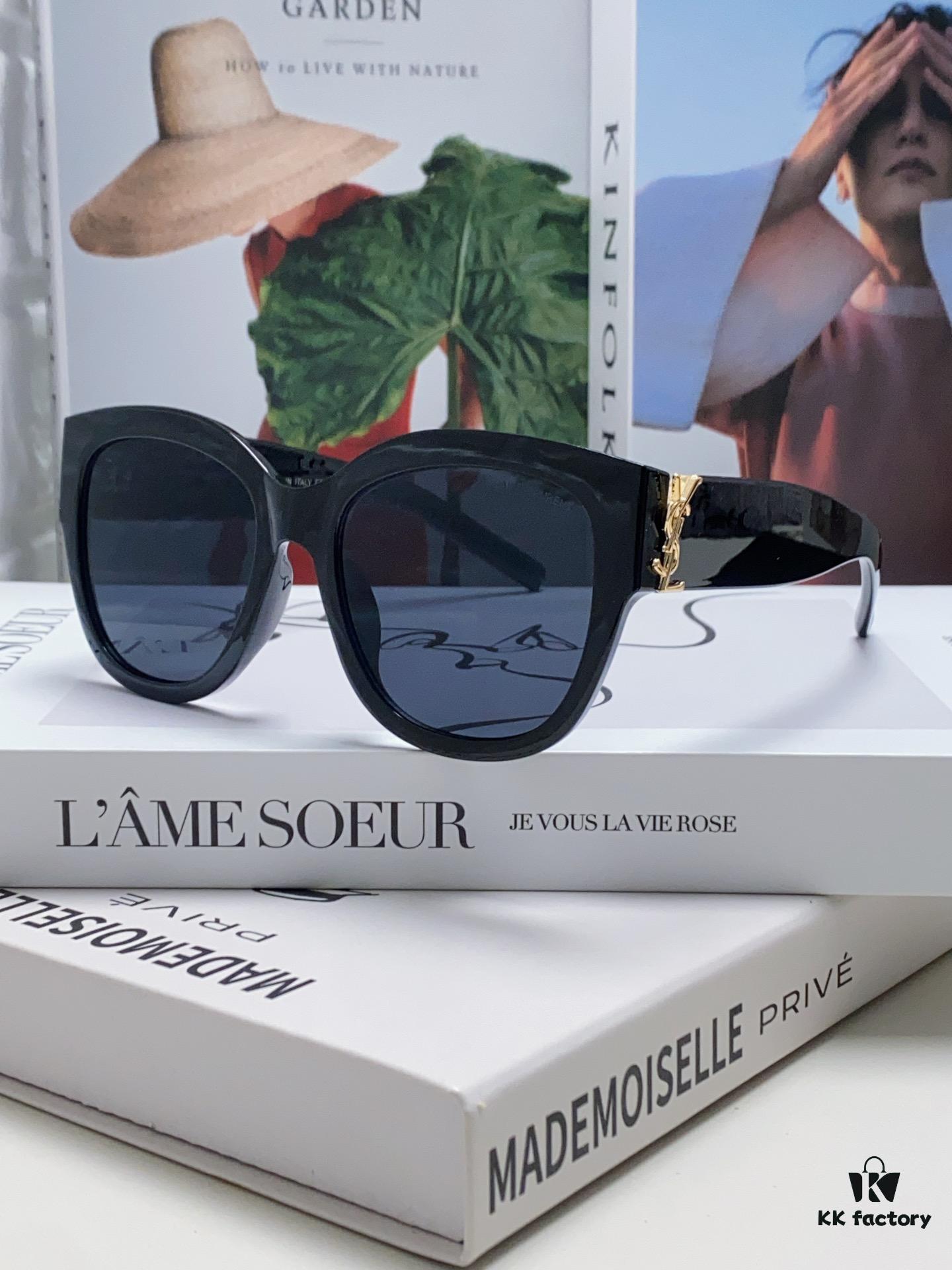 6931abe7ccd8ab3d7afa03d8 YSL Saint Laurent Unmissable Item, True-to-Original Color, Visibly Superior Quality, SL M95 Eyeglasses Sunglasses