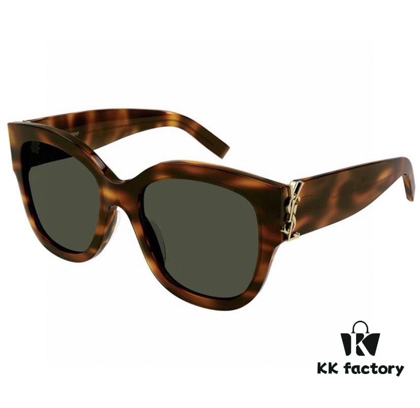 6931abe7ccd8ab3d7afa03e2 YSL Saint Laurent Unmissable Item, Faithful to Original Color, Visible Quality Difference, SL M95 Eyeglasses Sunglasses
