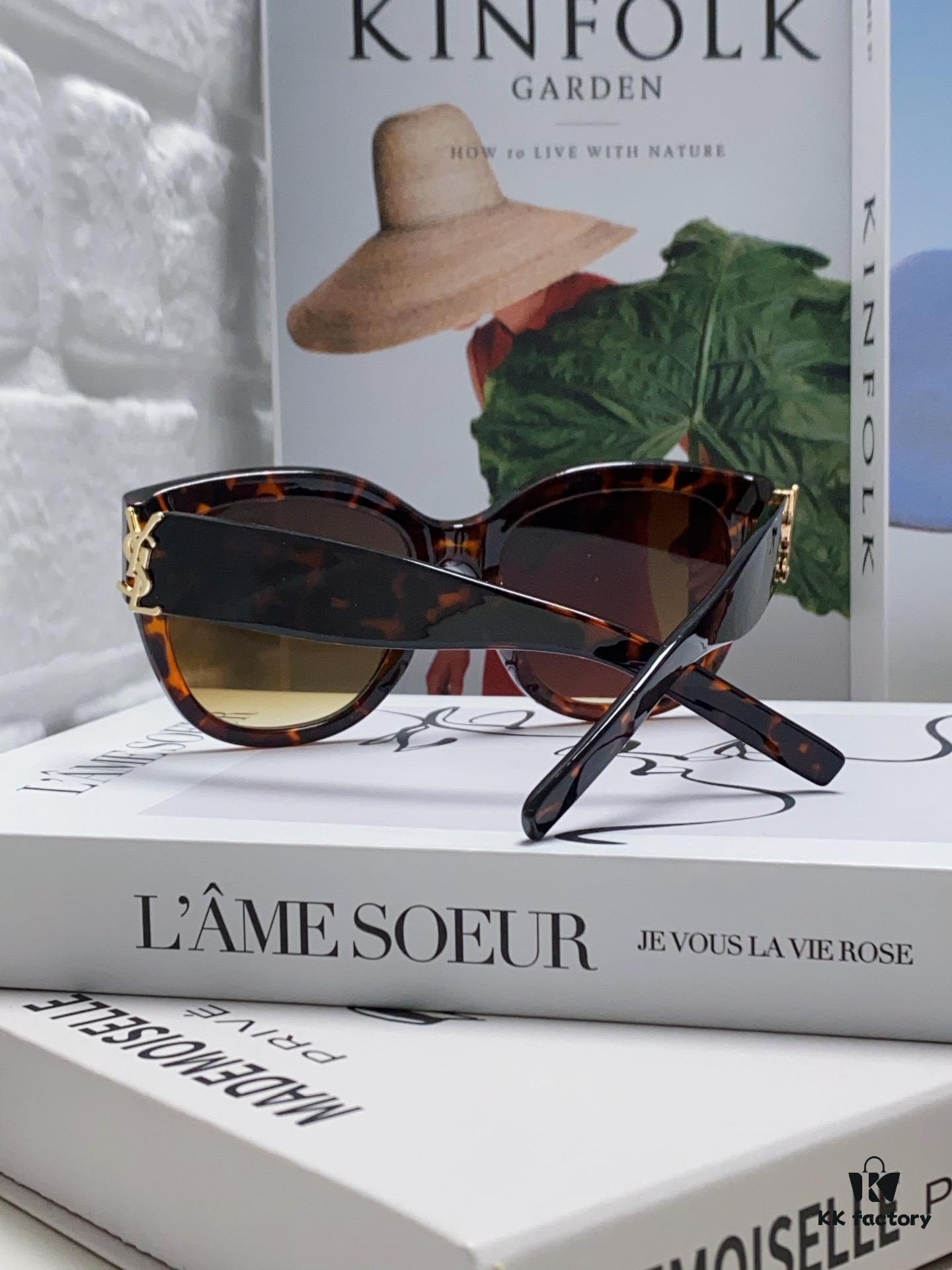 6931abe7ccd8ab3d7afa03e5 YSL Saint Laurent Unmissable Item, Faithful to Original Color, Visible Quality Difference, SL M95 Eyeglasses Sunglasses
