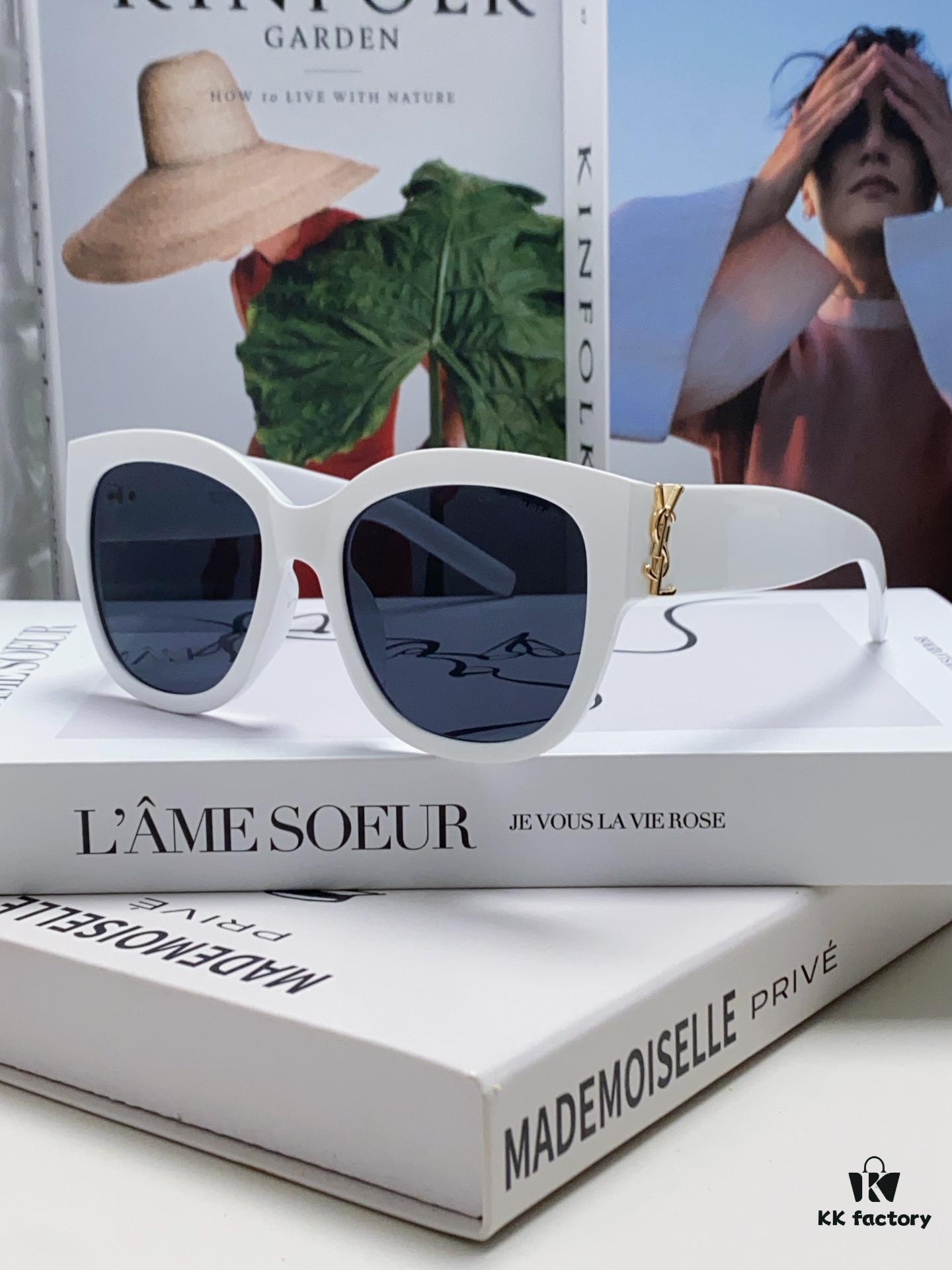 6931abe8ccd8ab3d7afa03ed YSL Saint Laurent Unmissable Item, Faithful to Original Color, Visible Quality Difference, SL M95 Eyeglasses Sunglasses