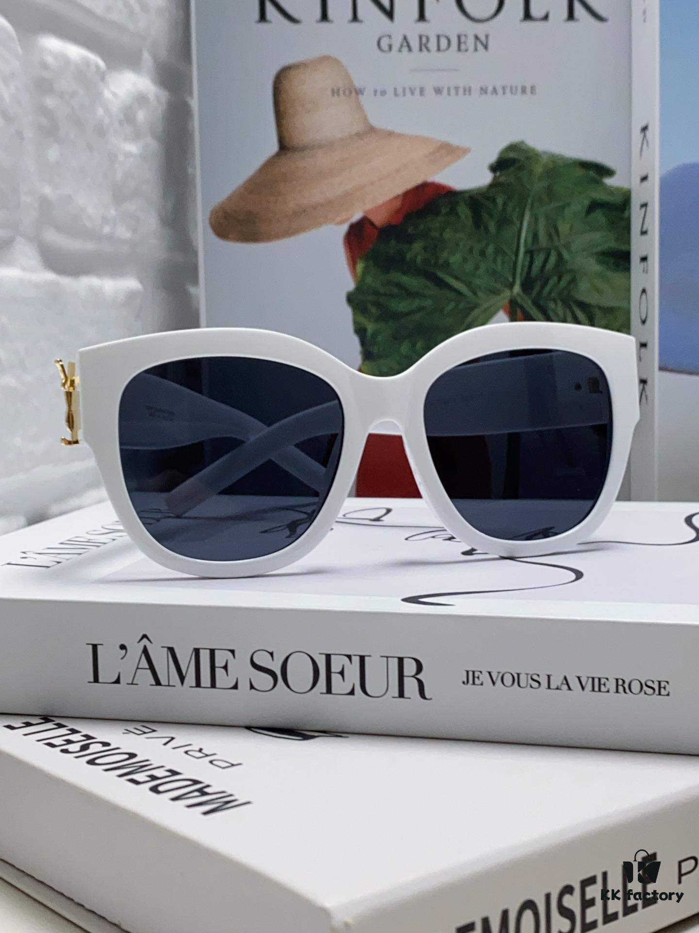 6931abe8ccd8ab3d7afa03ee YSL Saint Laurent Unmissable Item, Faithful to Original Color, Visible Quality Difference, SL M95 Eyeglasses Sunglasses