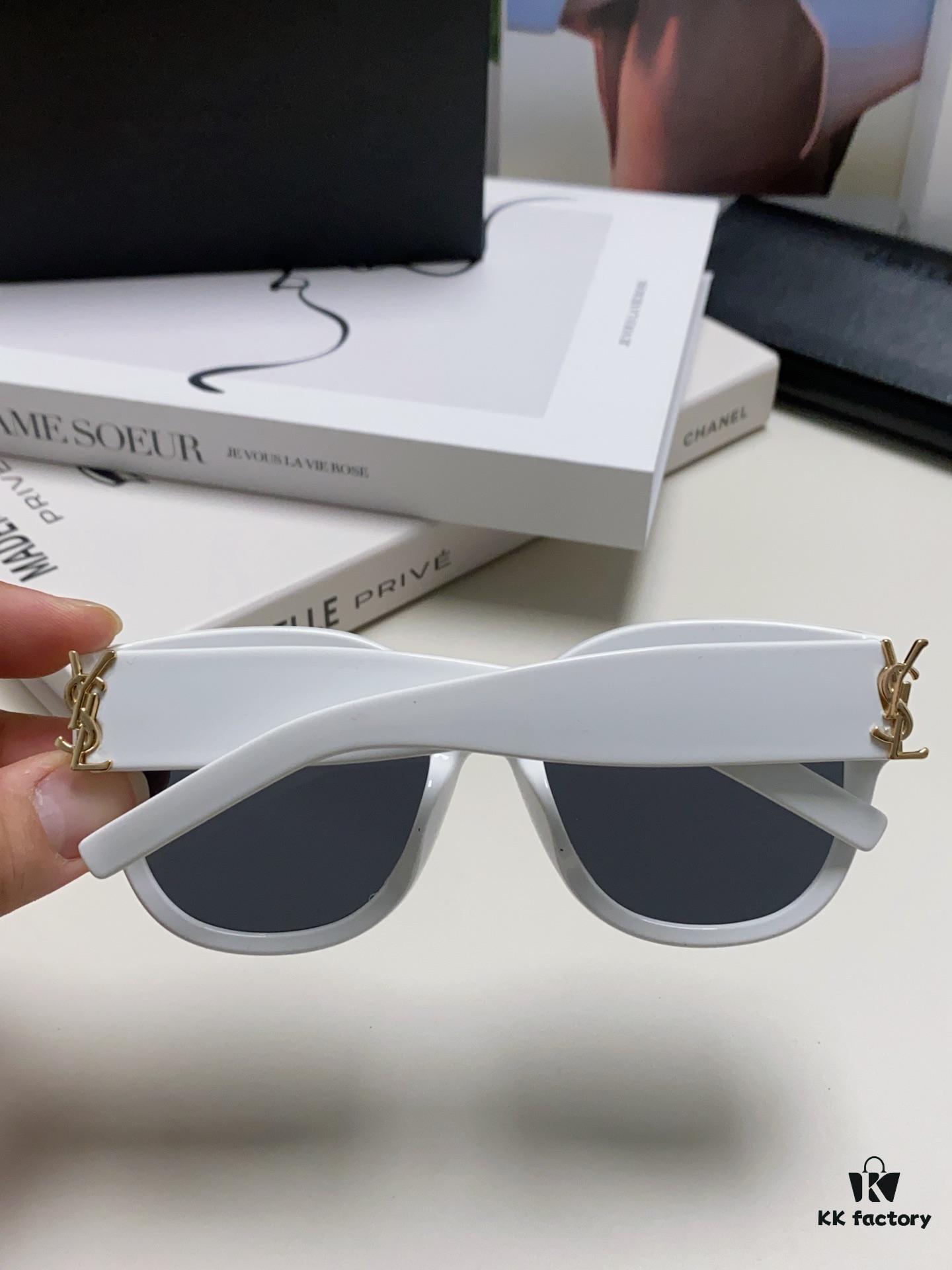 6931abe8ccd8ab3d7afa03f1 YSL Saint Laurent Unmissable Item, Faithful to Original Color, Visible Quality Difference, SL M95 Eyeglasses Sunglasses