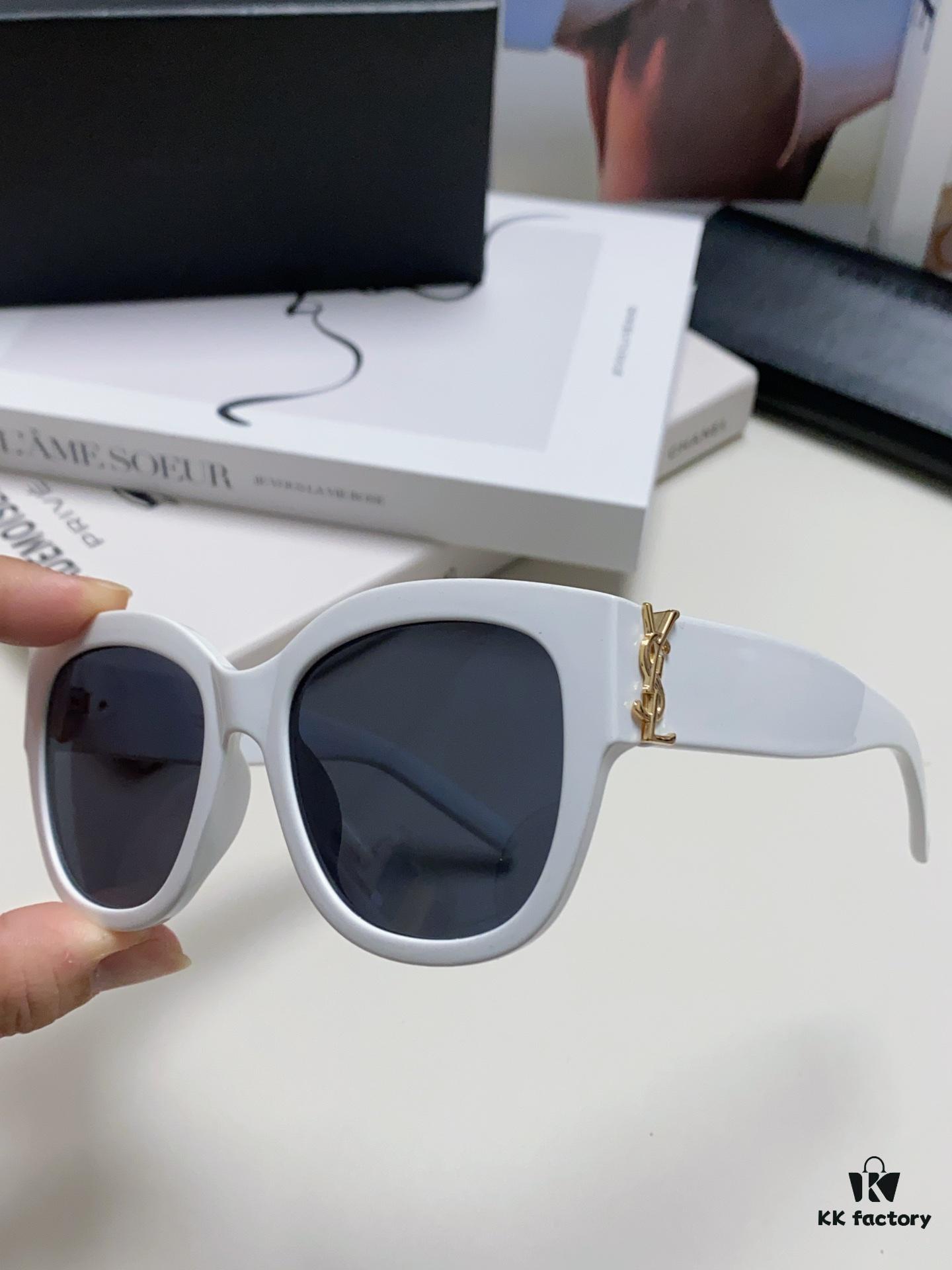 6931abe8ccd8ab3d7afa03f2 YSL Saint Laurent Unmissable Item, Faithful to Original Color, Visible Quality Difference, SL M95 Eyeglasses Sunglasses