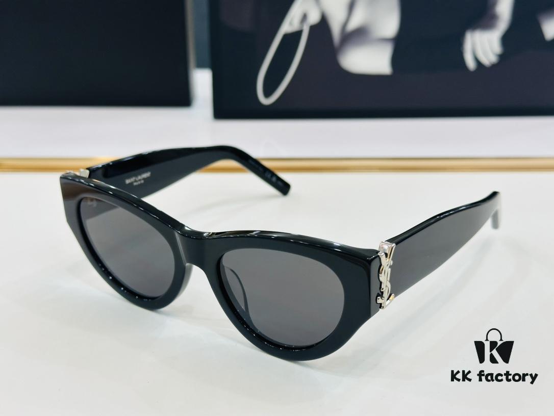 Influencer Hit Saint Laurent 💫SLM94💫 Size: 53□20-145 Acetate Frame Design, Worn by Top Influencers, Full of Presence, Premium B-Class Quality, Eyeglasses Sunglasses