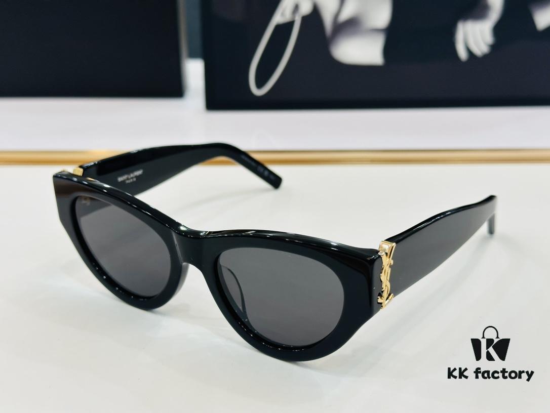 Influencer Hit Saint Laurent 💫SLM94💫 Size: 53□20-145 Acetate Frame Design, Worn by Top Influencers, Full of Presence, Premium B-Class Quality, Eyeglasses Sunglasses