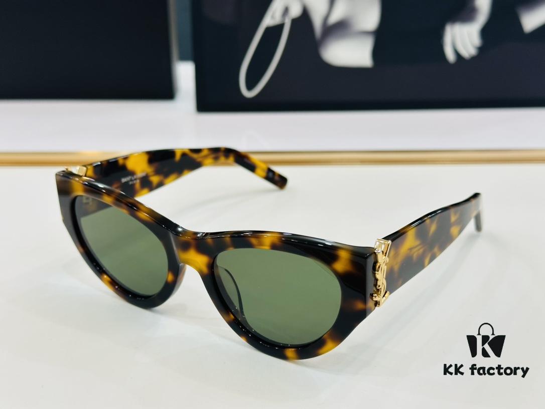 Influencer Hit Saint Laurent 💫SLM94💫 Size: 53□20-145 Acetate Frame Design, Worn by Top Influencers, Full of Presence, Premium B-Class Quality, Eyeglasses Sunglasses