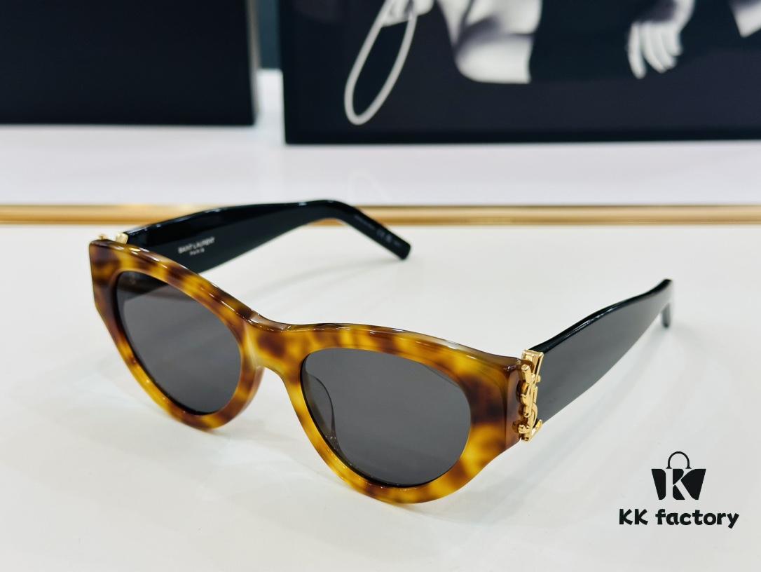 Influencer Hit Saint Laurent 💫SLM94💫 Size: 53□20-145 Acetate Frame Design, Worn by Top Influencers, Full of Presence, Premium B-Class Quality, Eyeglasses Sunglasses