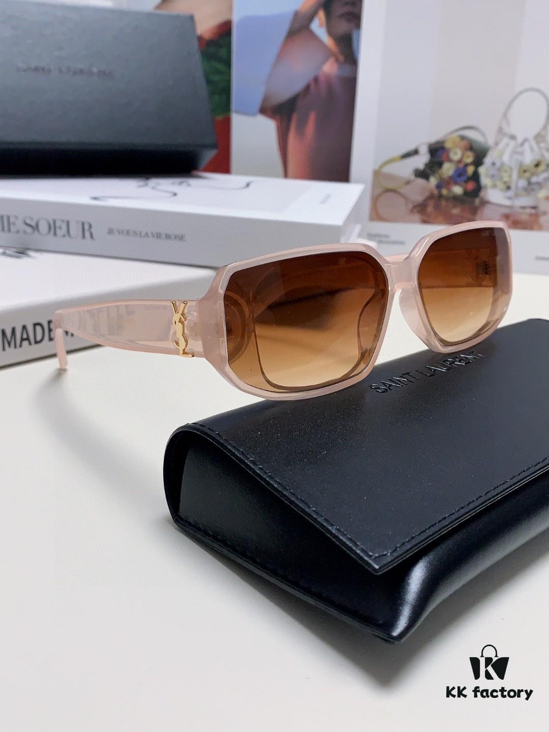 YSL / Saint Laurent Women's Cat-Eye Fashion Sports Blue Light Blocking Sunglasses