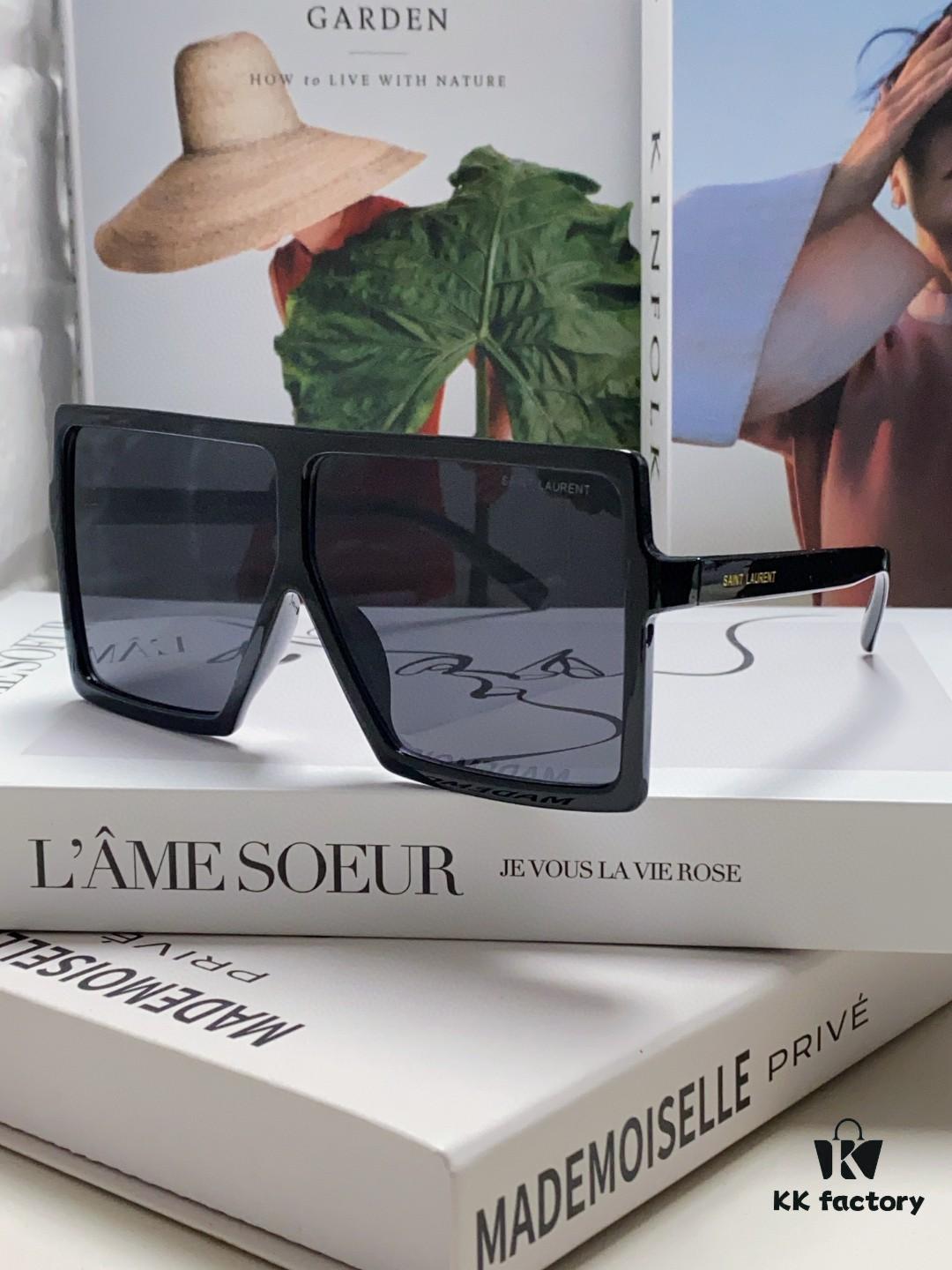 6931abedccd8ab3d7afa0435 YSL Saint Laurent Golden Era Sunglasses, Same Style as Zhu Suosuo and Ni Ni, Oversized Unisex Sunglasses, Minimalist and Versatile Design