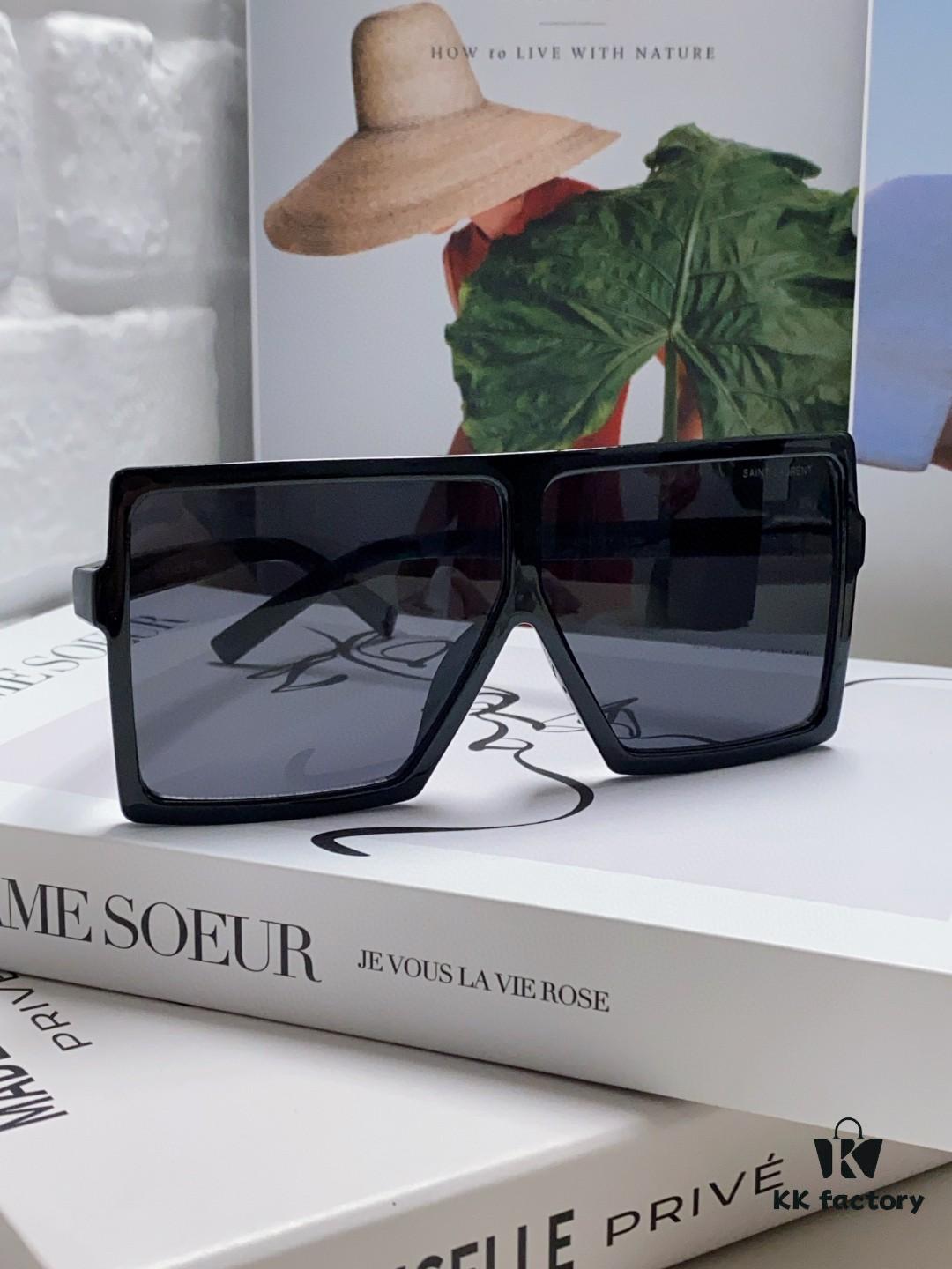 6931abeeccd8ab3d7afa0436 YSL Saint Laurent Golden Era Sunglasses, Same Style as Zhu Suosuo and Ni Ni, Oversized Unisex Sunglasses, Minimalist and Versatile Design