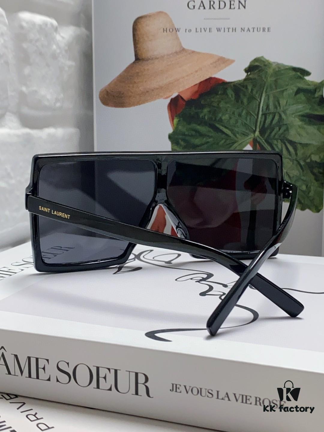 6931abeeccd8ab3d7afa0437 YSL Saint Laurent Golden Era Sunglasses, Same Style as Zhu Suosuo and Ni Ni, Oversized Unisex Sunglasses, Minimalist and Versatile Design