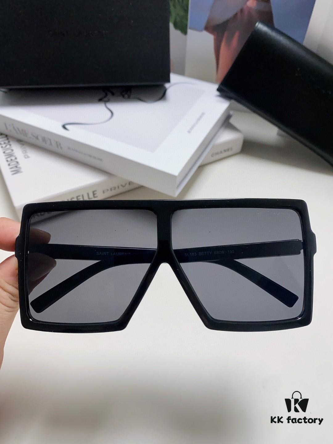 6931abeeccd8ab3d7afa0438 YSL Saint Laurent Golden Era Sunglasses, Same Style as Zhu Suosuo and Ni Ni, Oversized Unisex Sunglasses, Minimalist and Versatile Design
