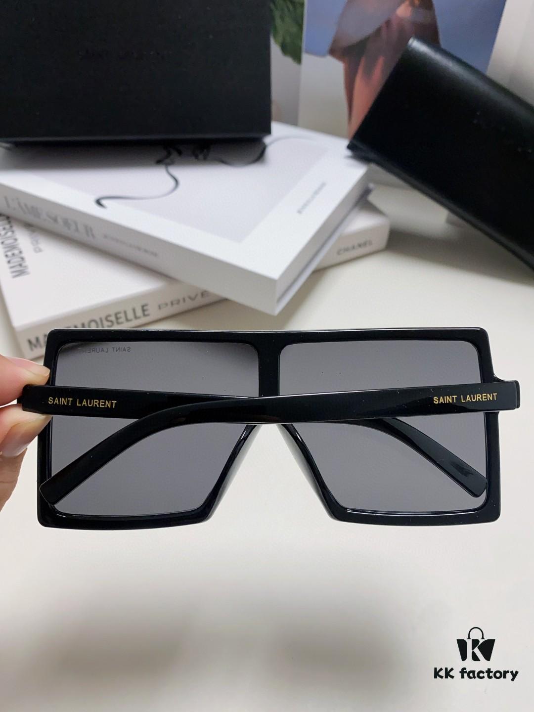 6931abeeccd8ab3d7afa0439 YSL Saint Laurent Golden Era Sunglasses, Same Style as Zhu Suosuo and Ni Ni, Oversized Unisex Sunglasses, Minimalist and Versatile Design