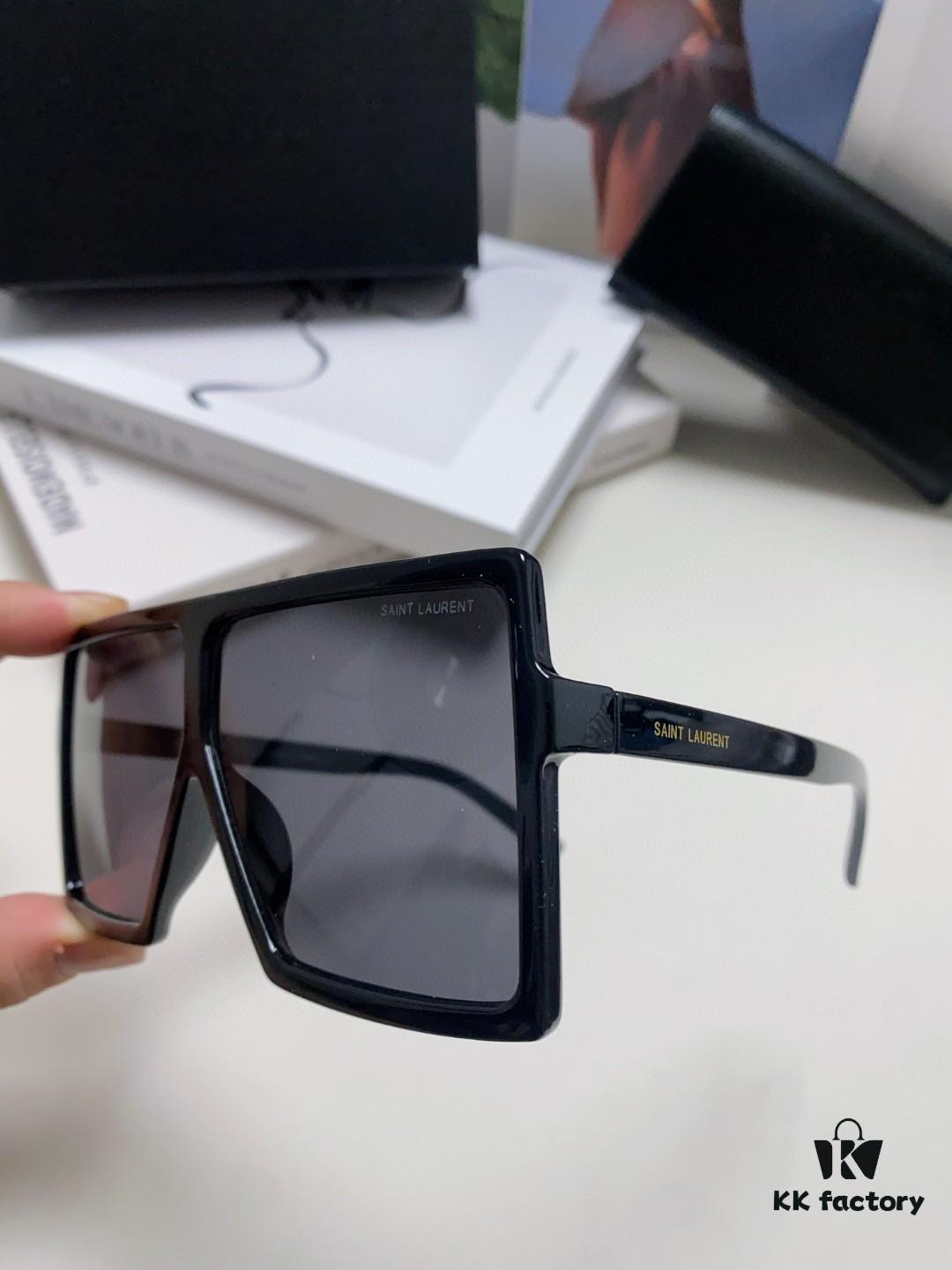 6931abeeccd8ab3d7afa043a YSL Saint Laurent Golden Era Sunglasses, Same Style as Zhu Suosuo and Ni Ni, Oversized Unisex Sunglasses, Minimalist and Versatile Design