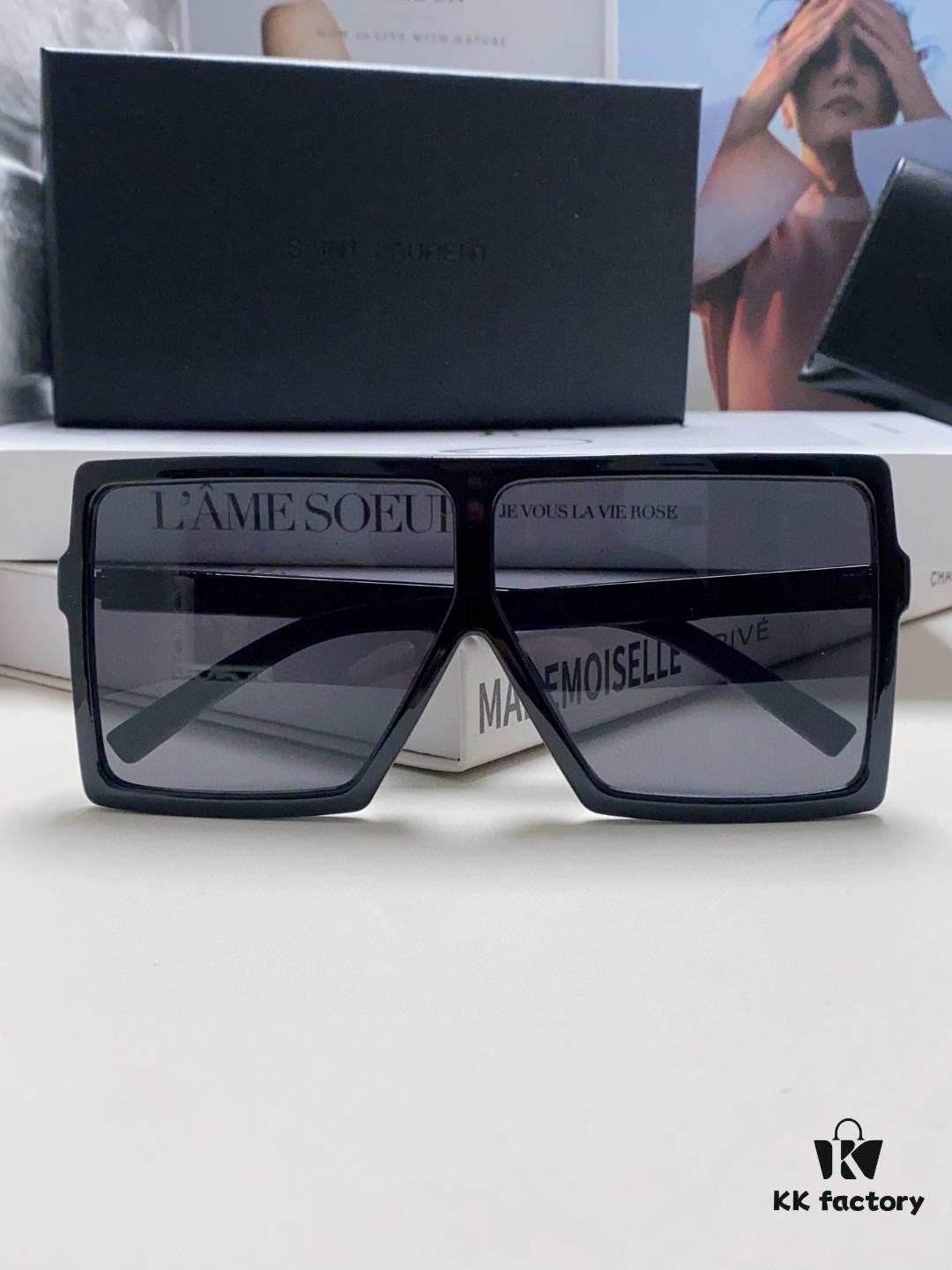 6931abeeccd8ab3d7afa043b YSL Saint Laurent Golden Era Sunglasses, Same Style as Zhu Suosuo and Ni Ni, Oversized Unisex Sunglasses, Minimalist and Versatile Design