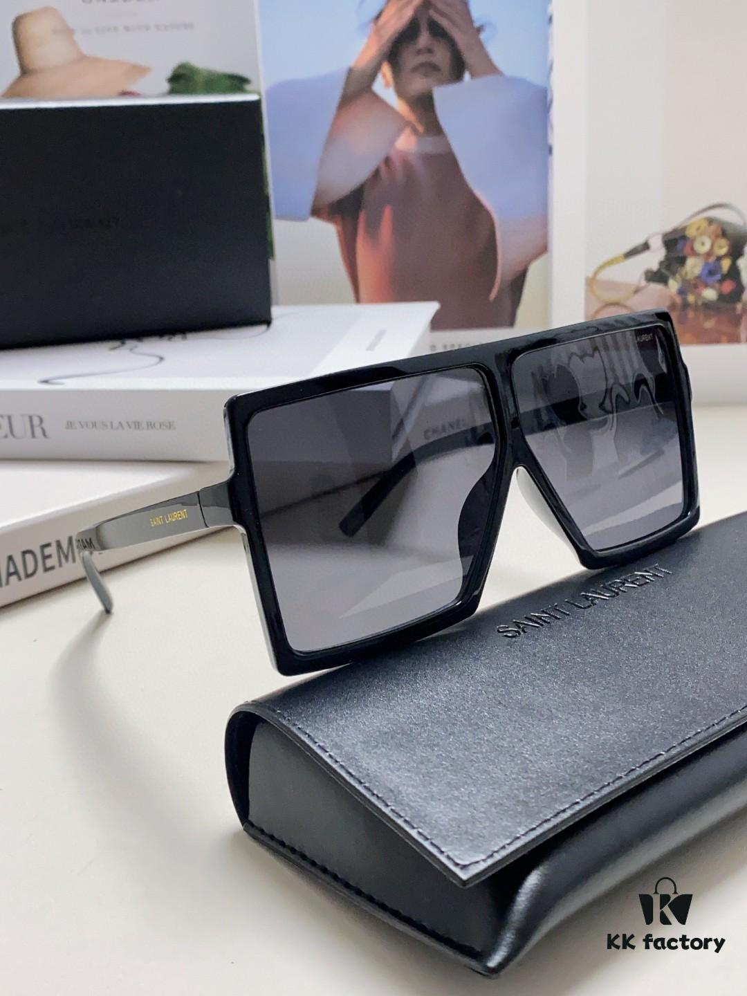 6931abeeccd8ab3d7afa043c YSL Saint Laurent Golden Era Sunglasses, Same Style as Zhu Suosuo and Ni Ni, Oversized Unisex Sunglasses, Minimalist and Versatile Design