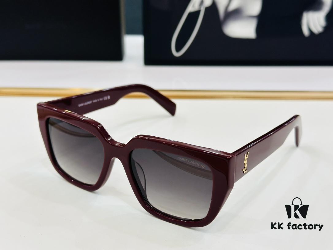 6931abf5ccd8ab3d7afa04ab New YSL Saint Laurent Square Sunglasses SLM152 Size: 54□19-145 Stylish Universal Frame Premium Craftsmanship