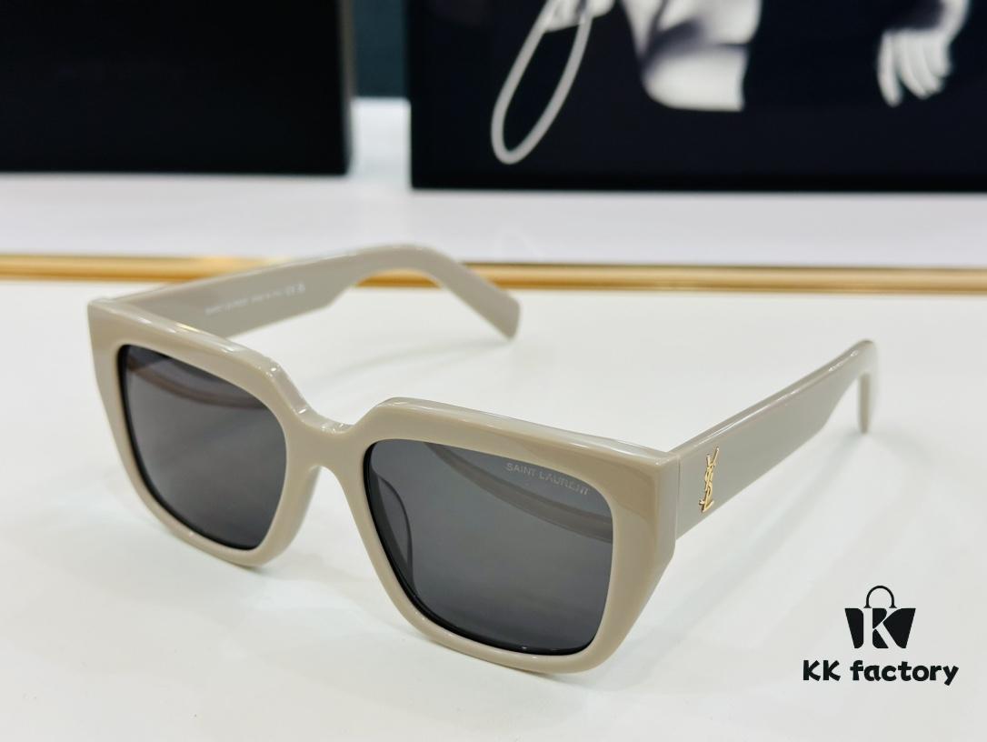6931abf6ccd8ab3d7afa04af New YSL Saint Laurent Square Sunglasses SLM152 Size: 54□19-145 Stylish Universal Frame Premium Craftsmanship