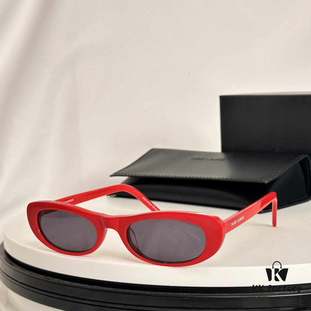 6931abfaccd8ab3d7afa04f3 Authentic 2023 Newest Style Versatile Simple Design SAINT LAUREN* Saint Laurent SL557 Size 52-22-145 Eyeglasses Sunglasses