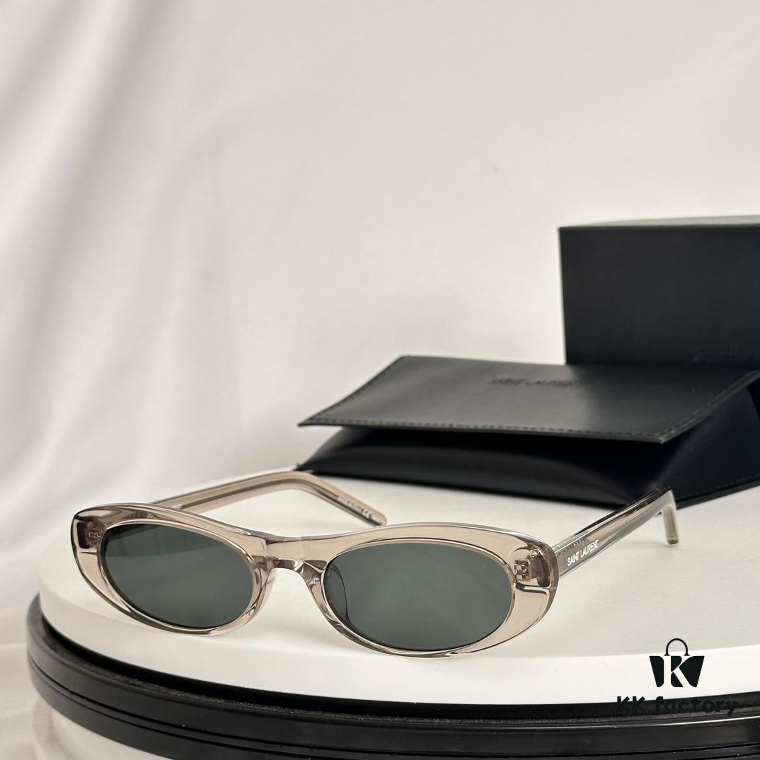 6931abfaccd8ab3d7afa04f6 Authentic 2023 Newest Style Versatile Simple Design SAINT LAUREN* Saint Laurent SL557 Size 52-22-145 Eyeglasses Sunglasses