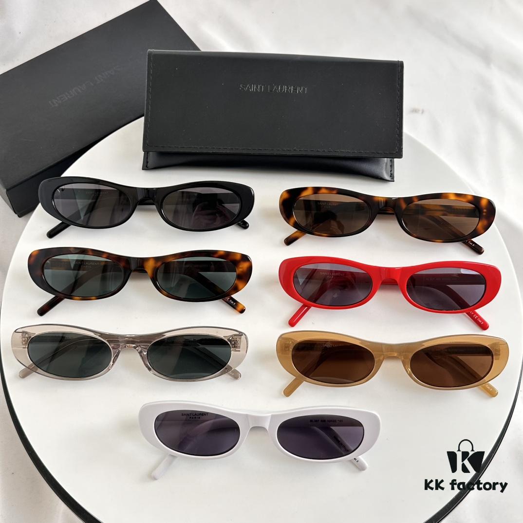 6931abfaccd8ab3d7afa04f9 Authentic 2023 Newest Style Versatile Simple Design SAINT LAUREN* Saint Laurent SL557 Size 52-22-145 Eyeglasses Sunglasses