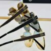 6931abfcccd8ab3d7afa0513 Influencer Popular YSL SLM612 Size: 56-145 Metal Frame Design Cute and Sweet Style High-Quality Sunglasses