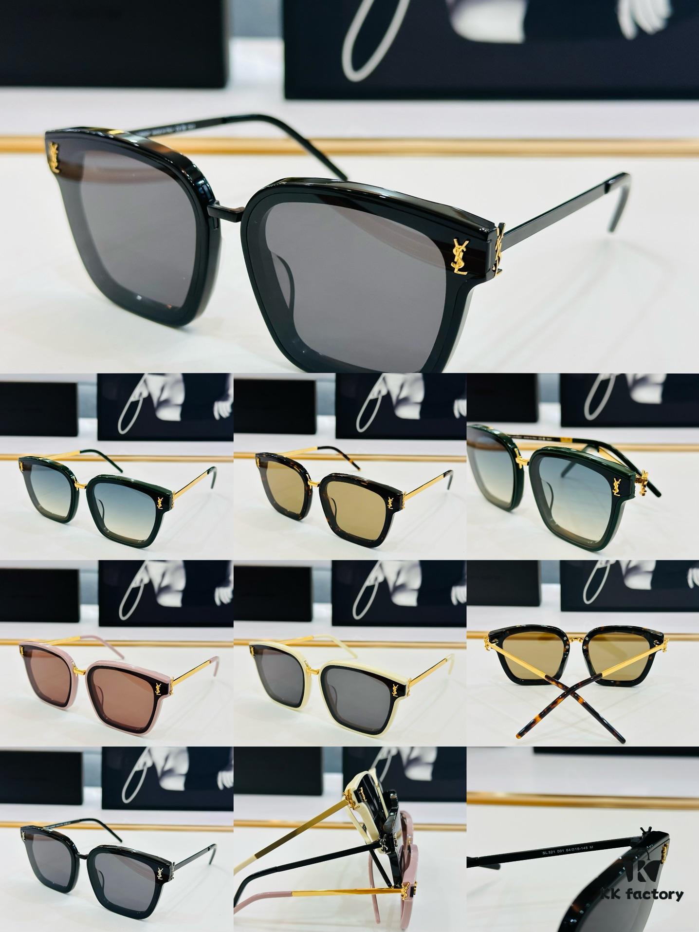 6931abfdccd8ab3d7afa0526 Viral Hit Yves Saint Laurent 💫SL321💫 Size: 64□15-145 Metal Frame Design 3 Playful and Sweet with Excellent Texture Sunglasses