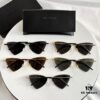 Factory Direct Sale Saint Laurent Spring and Summer New Arrival Sunglasses - Ultra-light Slim Alloy Frame Polygonal Style Sunglasses