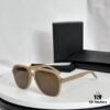 6931ac02ccd8ab3d7afa0575 New 2023 YSL Saint Laurent Transparent Yellow Square Sunglasses, Blogger's Style, Ultra-Light Fashion Shades SL545