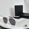 6931ac02ccd8ab3d7afa0577 New 2023 YSL Saint Laurent Transparent Yellow Square Sunglasses, Blogger's Style, Ultra-Light Fashion Shades SL545