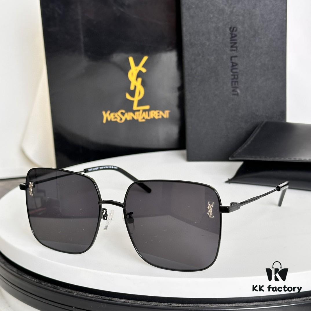 6931ac04ccd8ab3d7afa0587 Authentic SAINT LAURENT SL314 Size: 58□18-140 YSL High-Quality Metal Square Fashion Sunglasses