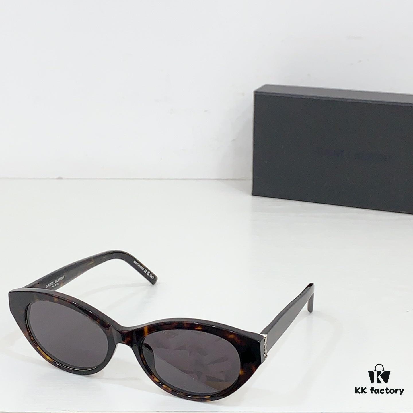 6931ac07ccd8ab3d7afa05c0 130 #New Saint Laurent, Same Style as Rose Park, YSL M148 High Quality, Iconic YSL Temple Design, INS European and American Series Sunglasses