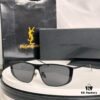 Saint Laurent SL605 Square Narrow Frame Sunglasses