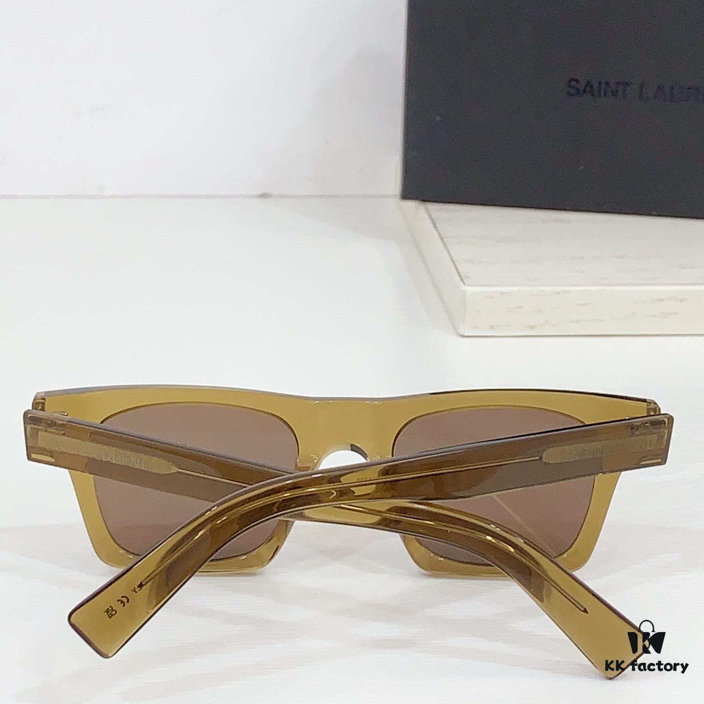 6931ac0accd8ab3d7afa05f1 130 Saint Laurent SL 719 Unisex Sunglasses with Iconic Frame Design and Integrated Logo Detail