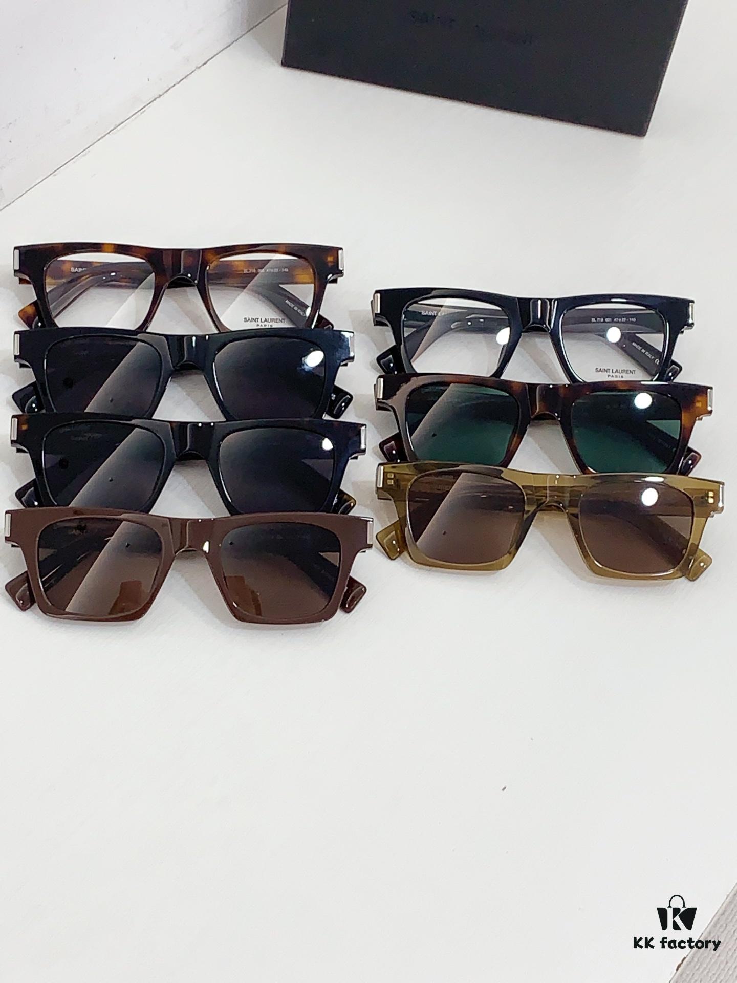 6931ac0accd8ab3d7afa05f2 130 Saint Laurent SL 719 Unisex Sunglasses with Iconic Frame Design and Integrated Logo Detail