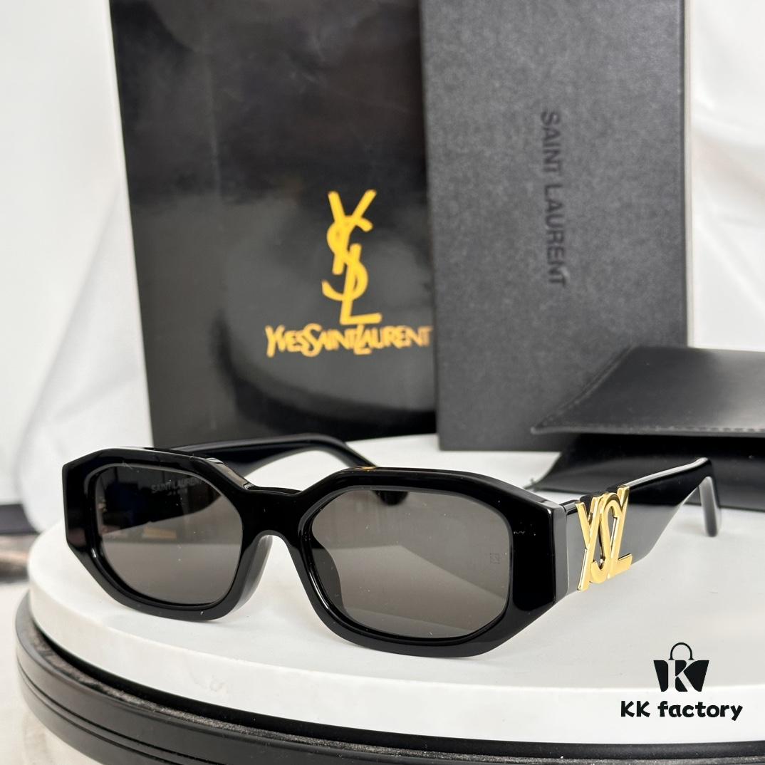 6931ac0bccd8ab3d7afa0600 140‼️SAINT LAURENT . ysl New Arrival SL M88 Engraved with SAINT LAURENT Logo on Temples Size: 53□18-145 Sunglasses