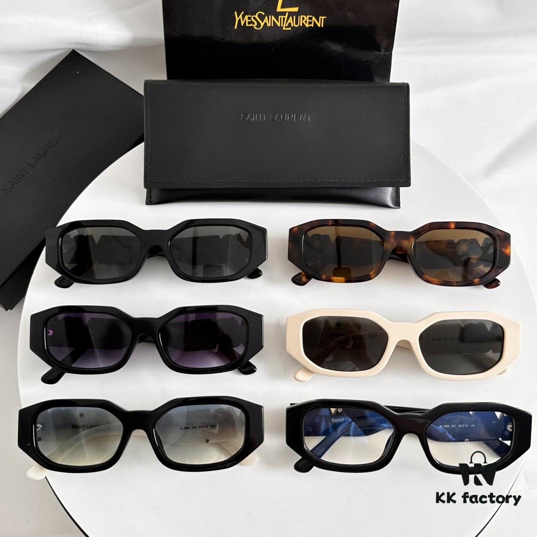 6931ac0bccd8ab3d7afa0604 140‼️SAINT LAURENT . ysl New Arrival SL M88 Engraved with SAINT LAURENT Logo on Temples Size: 53□18-145 Sunglasses
