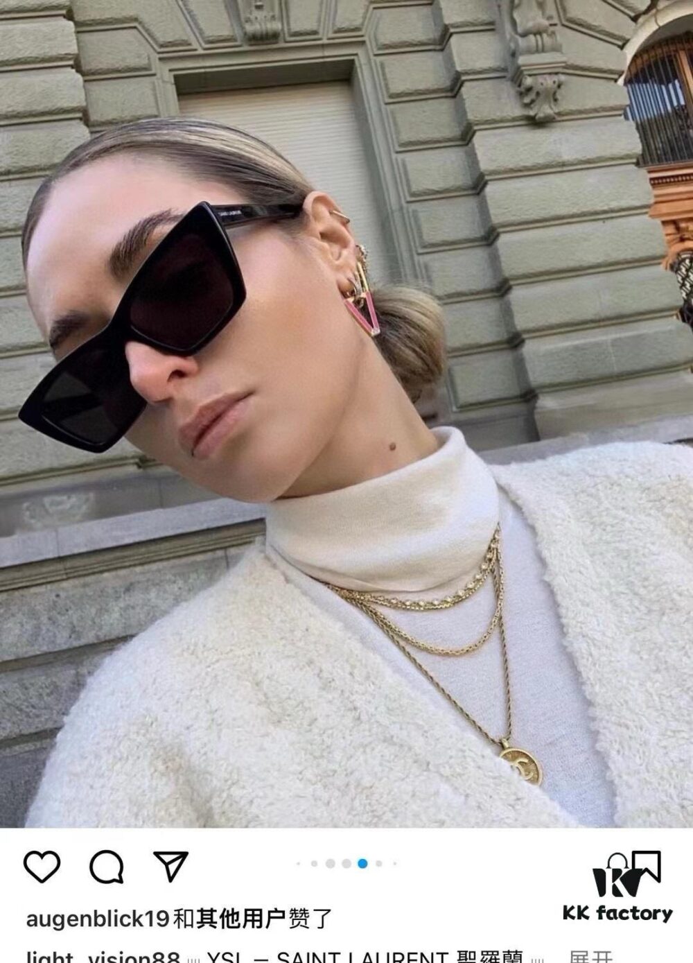 6931ac0cccd8ab3d7afa060e In Stock - As Requested, Online Bestseller SAINT LAURENT SL276MICA Eyeglasses Sunglasses