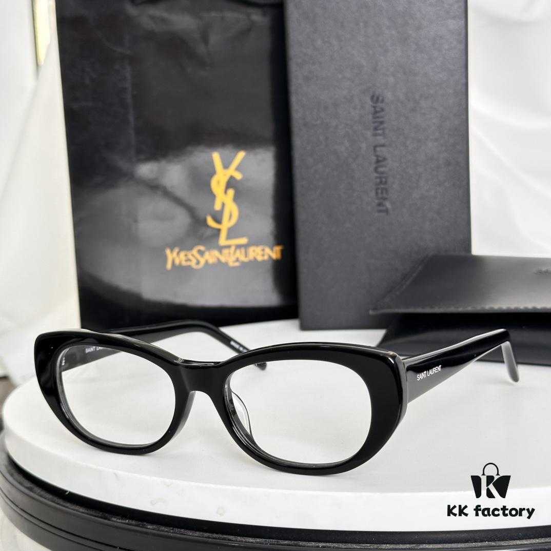 YSL Sunglasses Small Frame Warm Heart Gold HyunA Na Zha Same Style