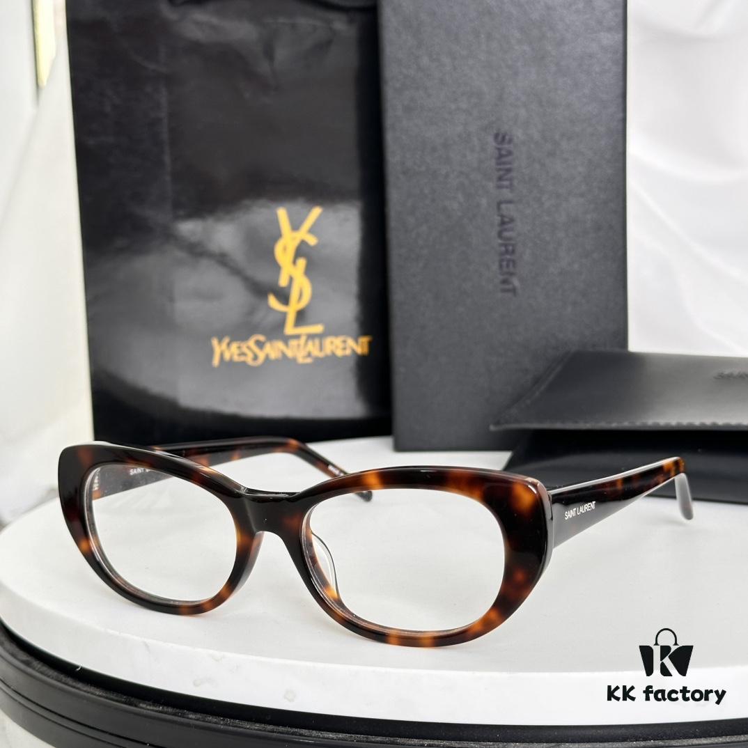 YSL Sunglasses Small Frame Warm Heart Gold HyunA Na Zha Same Style