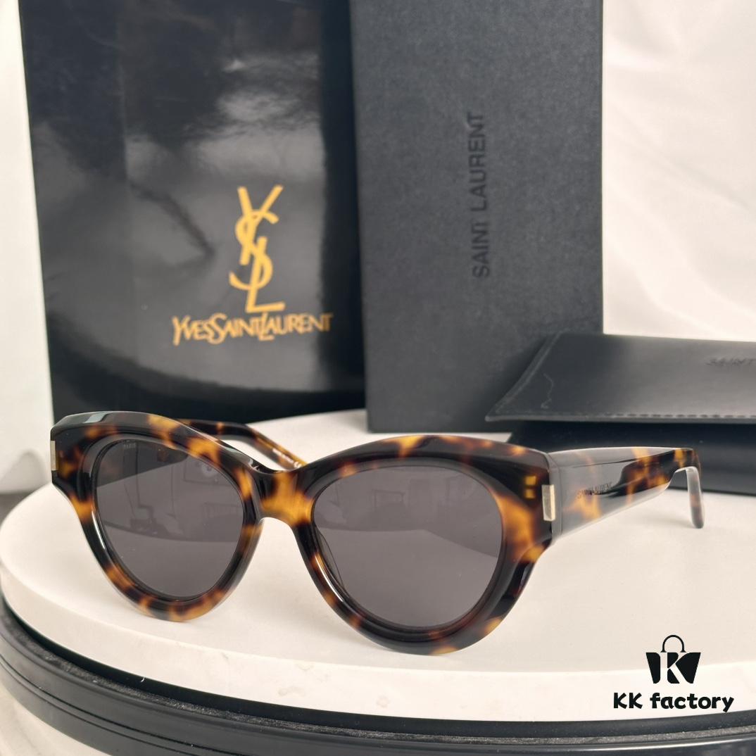 6931ac0dccd8ab3d7afa0621 In Stock SAINT LAURENT YSL SL506 Cat-Eye Sunglasses Recommended, Flattering on Square and Round Face Shapes