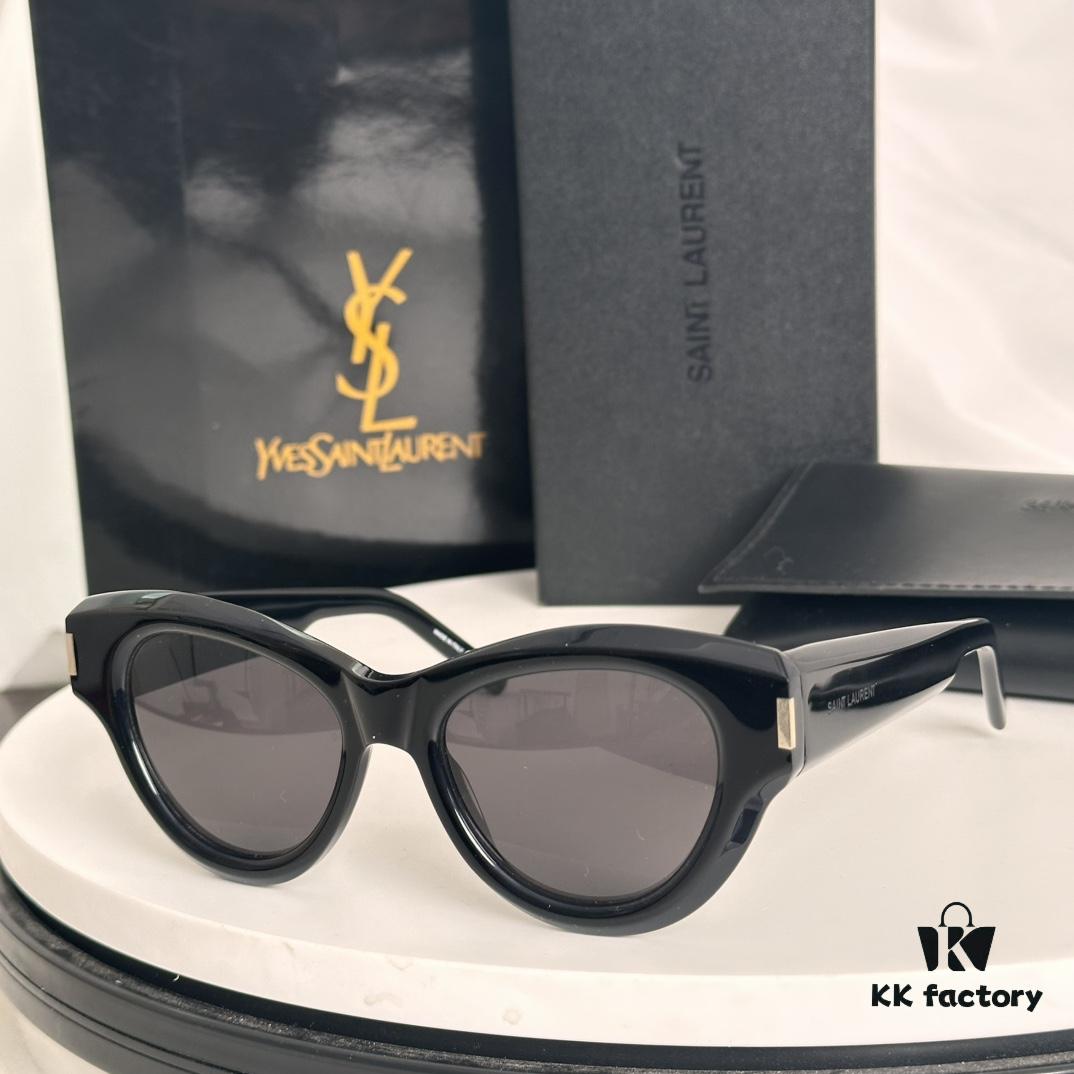 6931ac0eccd8ab3d7afa0625 In Stock SAINT LAURENT YSL SL506 Cat-Eye Sunglasses Recommended, Flattering on Square and Round Face Shapes
