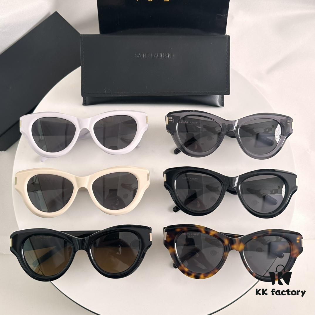 6931ac0eccd8ab3d7afa0628 In Stock SAINT LAURENT YSL SL506 Cat-Eye Sunglasses Recommended, Flattering on Square and Round Face Shapes