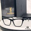 6931ac0eccd8ab3d7afa0631 SAINT LAURENT SLM103F Cat-Eye Sunglasses, Italian-Made Acetate Rectangular Frame with K-Gold Hinges