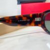 130 SAINT LAURENT YSL-SL736 Oval Frame Nylon Lens Sunglasses with Engraved Temples