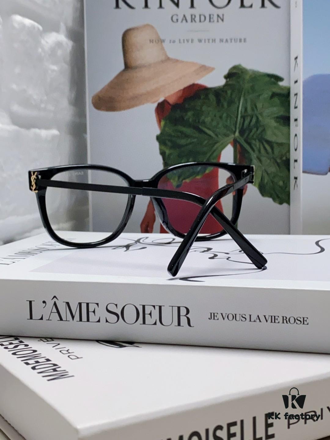 6931ac10ccd8ab3d7afa064a SAINT LAURENT SL M480 YSL Logo Interwoven Design Sunglasses | Minimalist Chic Capsule Collection