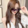 6931ac10ccd8ab3d7afa0652 SAINT LAURENT SL M480 Capsule Collection Eyewear YSL Logo Design Sunglasses Size 54-17-145