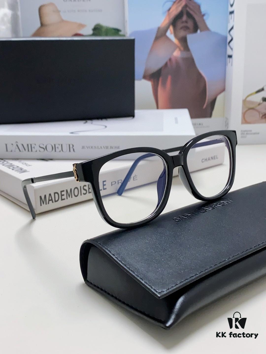 6931ac16ccd8ab3d7afa0693 SAINT LAURENT SL M480 Capsule Collection Eyewear 54-17-145 YSL Interlocking Logo Frame