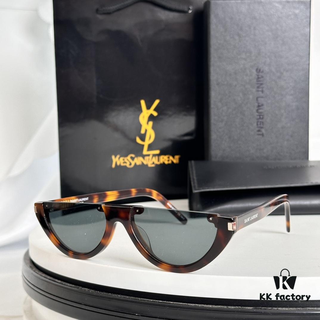 6931ac19ccd8ab3d7afa06b8 Authentic New Arrival: SAINT LAURENT YSL SL563 Cat-Eye Sunglasses Recommended for Square and Round Face Shapes
