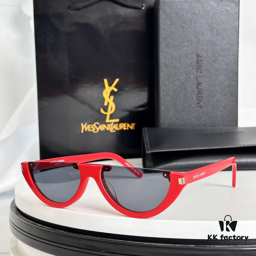 6931ac19ccd8ab3d7afa06b9 Authentic New Arrival: SAINT LAURENT YSL SL563 Cat-Eye Sunglasses Recommended for Square and Round Face Shapes